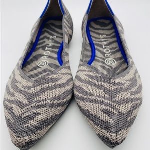 Zebra grey points rothys 8 new